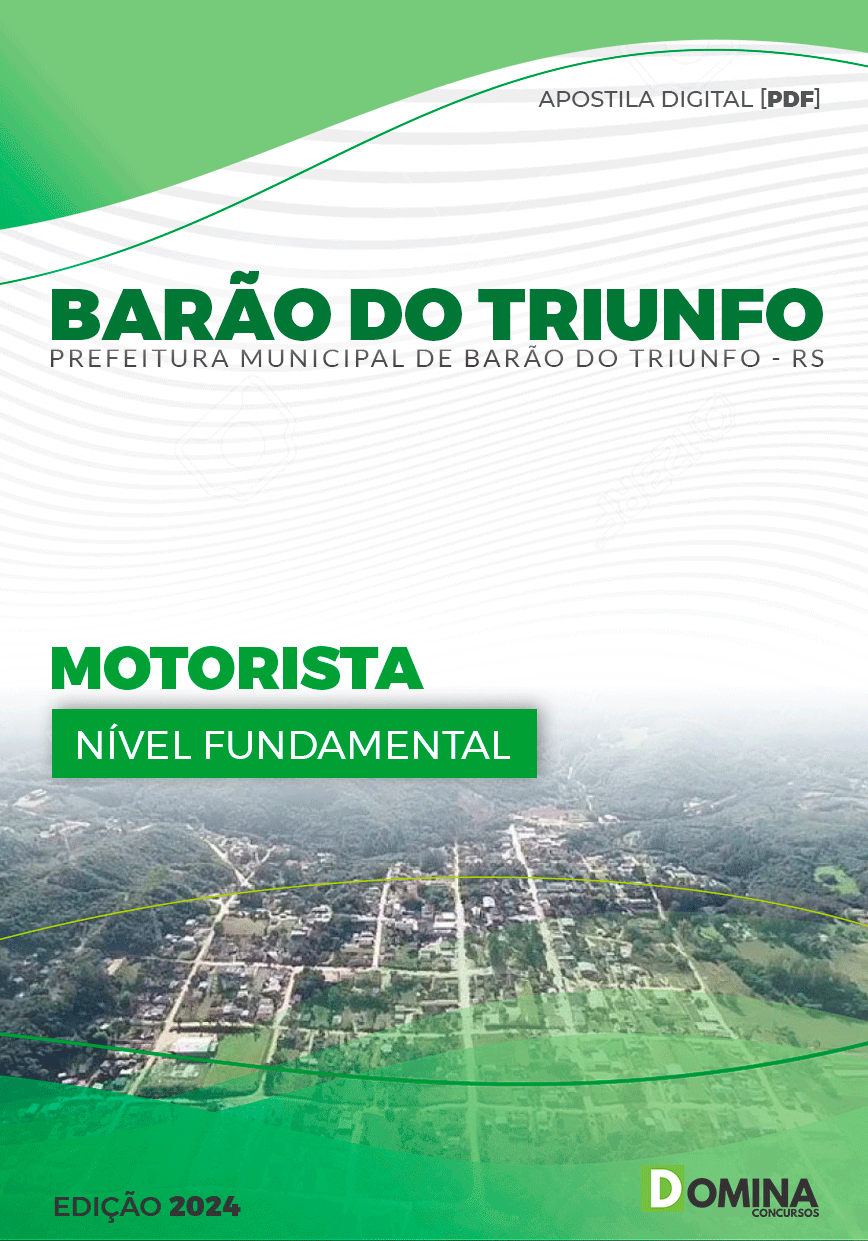 Apostila Pref Barão do Triunfo RS 2024 Motorista