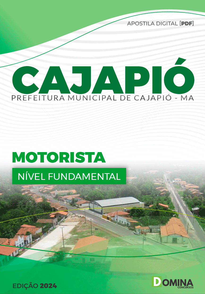 Apostila Pref Cajapió MA 2024 Motorista