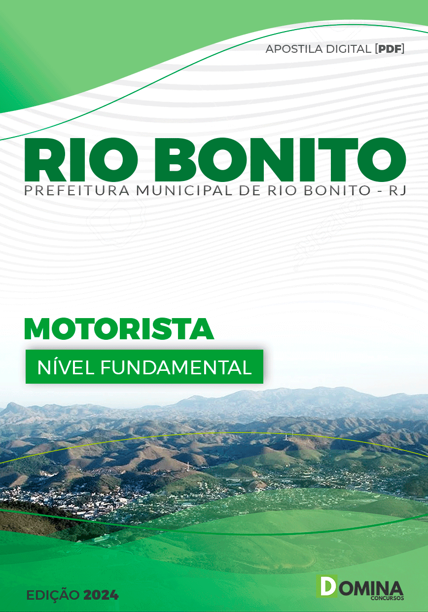 Apostila Pref Rio Bonito RJ 2024 Motorista