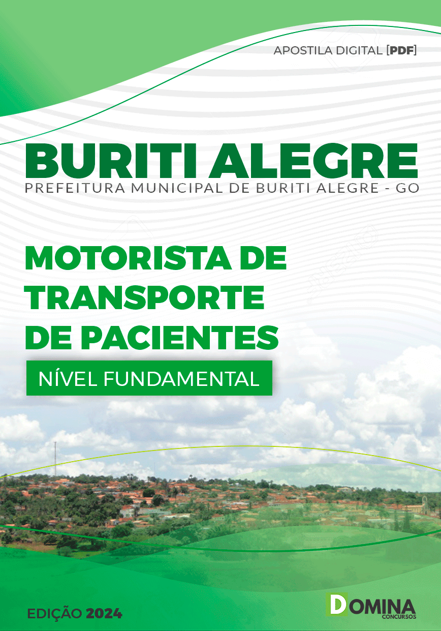Pref Buriti Alegre GO 2024 Motorista de Transportes de Pacientes