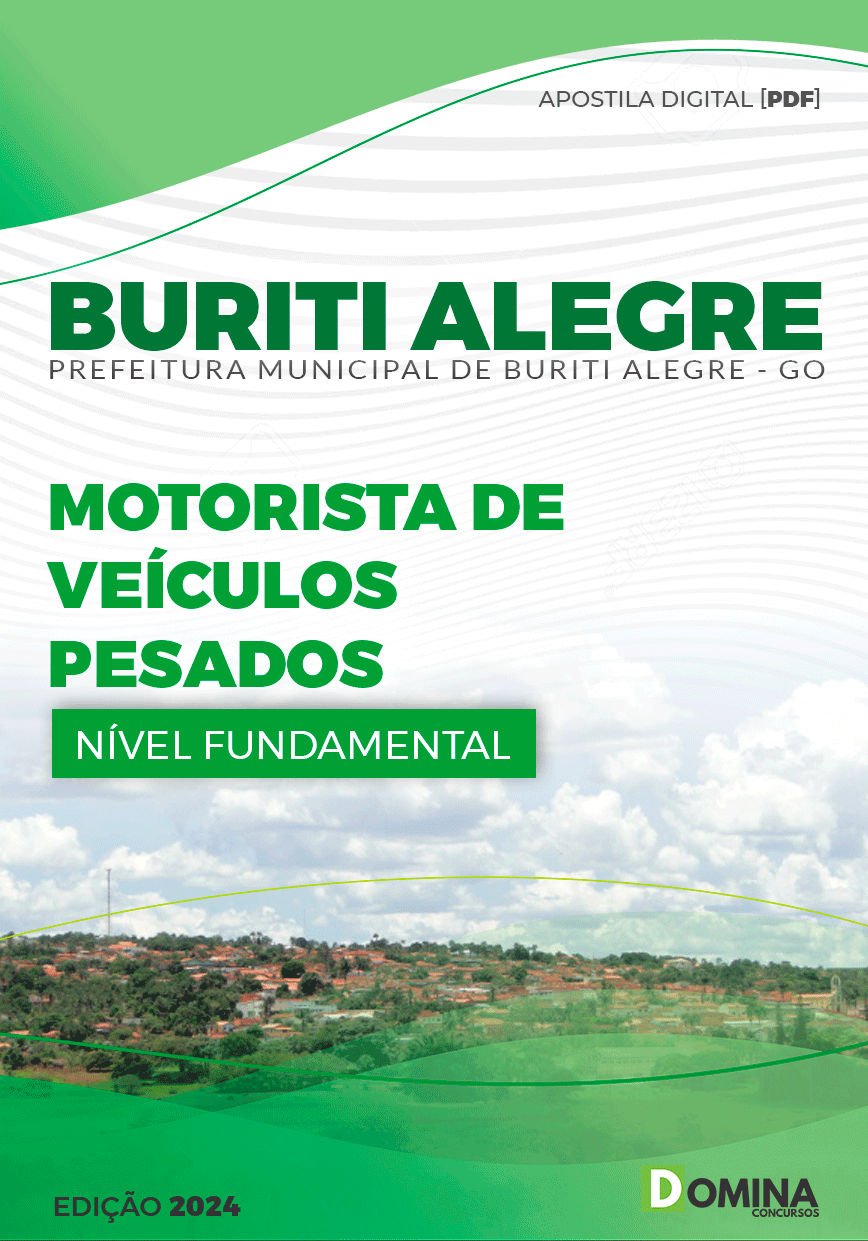 Pref Buriti Alegre GO 2024 Motorista de Veículos Pesados