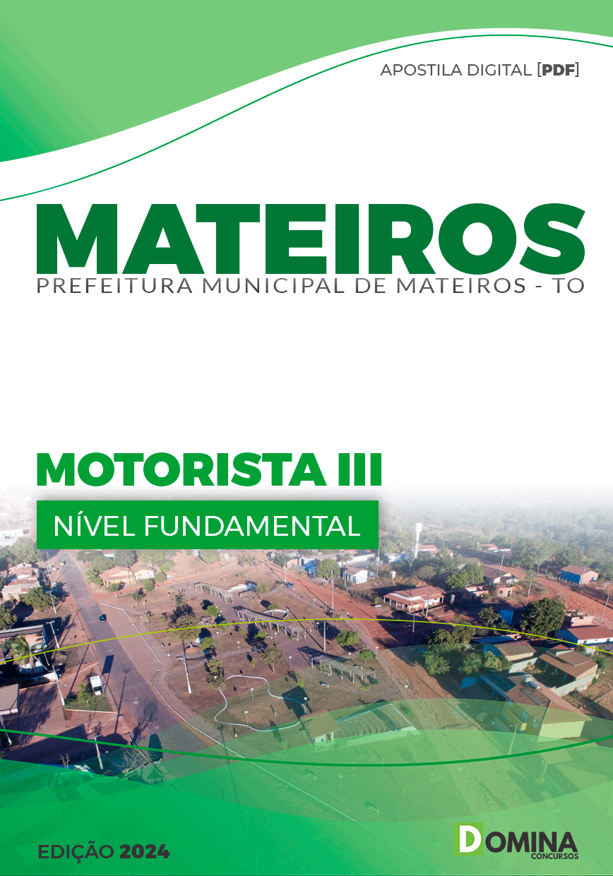 Apostila Pref Mateiros TO 2024 Motorista III