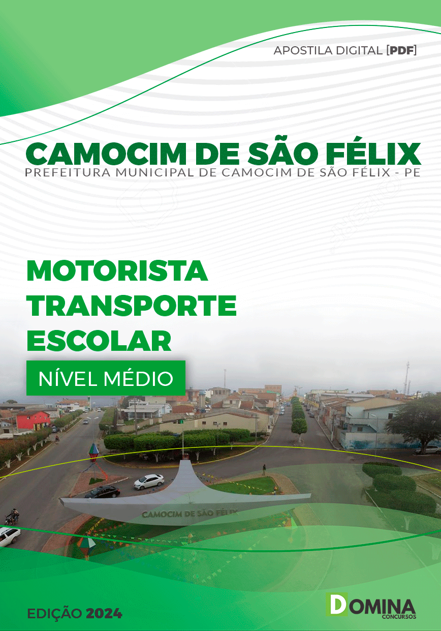 Pref Camocim São Félix PE 2024 Motorista de Transporte Escolar