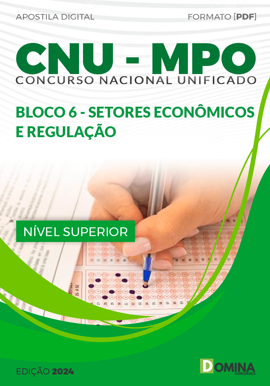 Apostila CNU MPO Bloco 6 Setores Econômicos Regulação