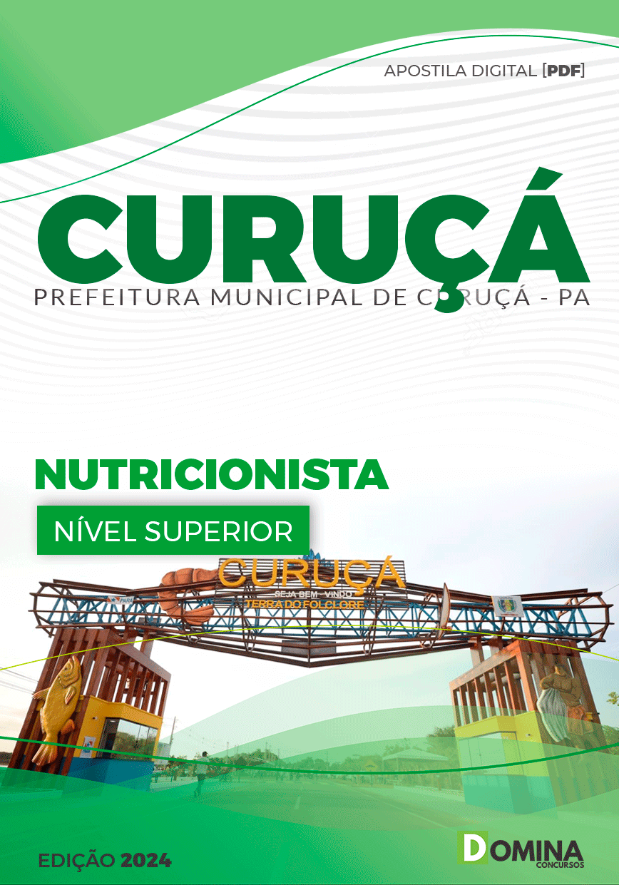 Apostila Pref Curuçá PA 2024 Nutricionista