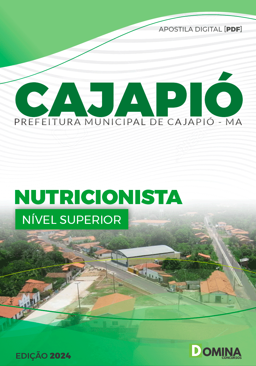 Apostila Pref Cajapió MA 2024 Nutricionista