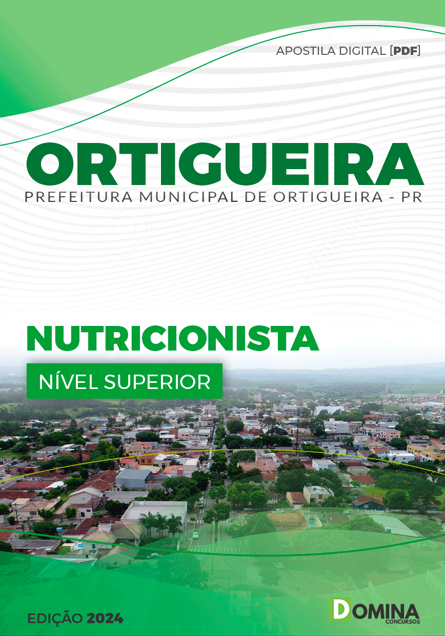 Apostila Pref Ortigueira PR 2024 Nutricionista
