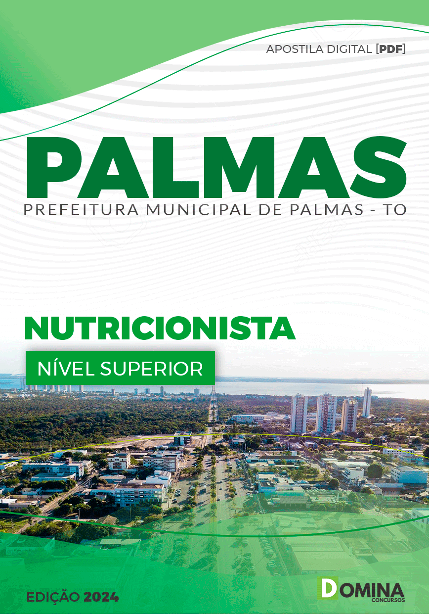 Apostila Pref Palmas TO 2024 Nutricionista