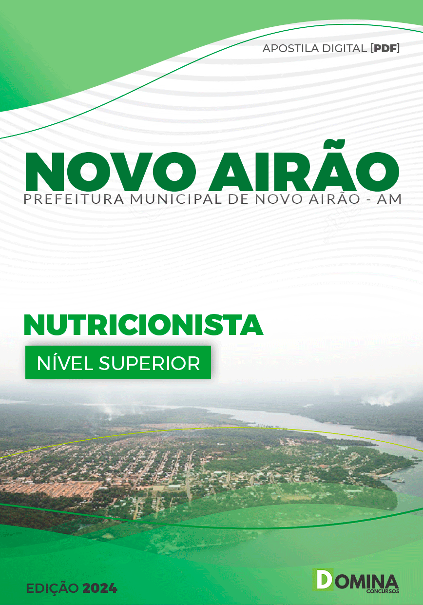 Apostila Pref Novo Airão AM 2024 Nutricionista