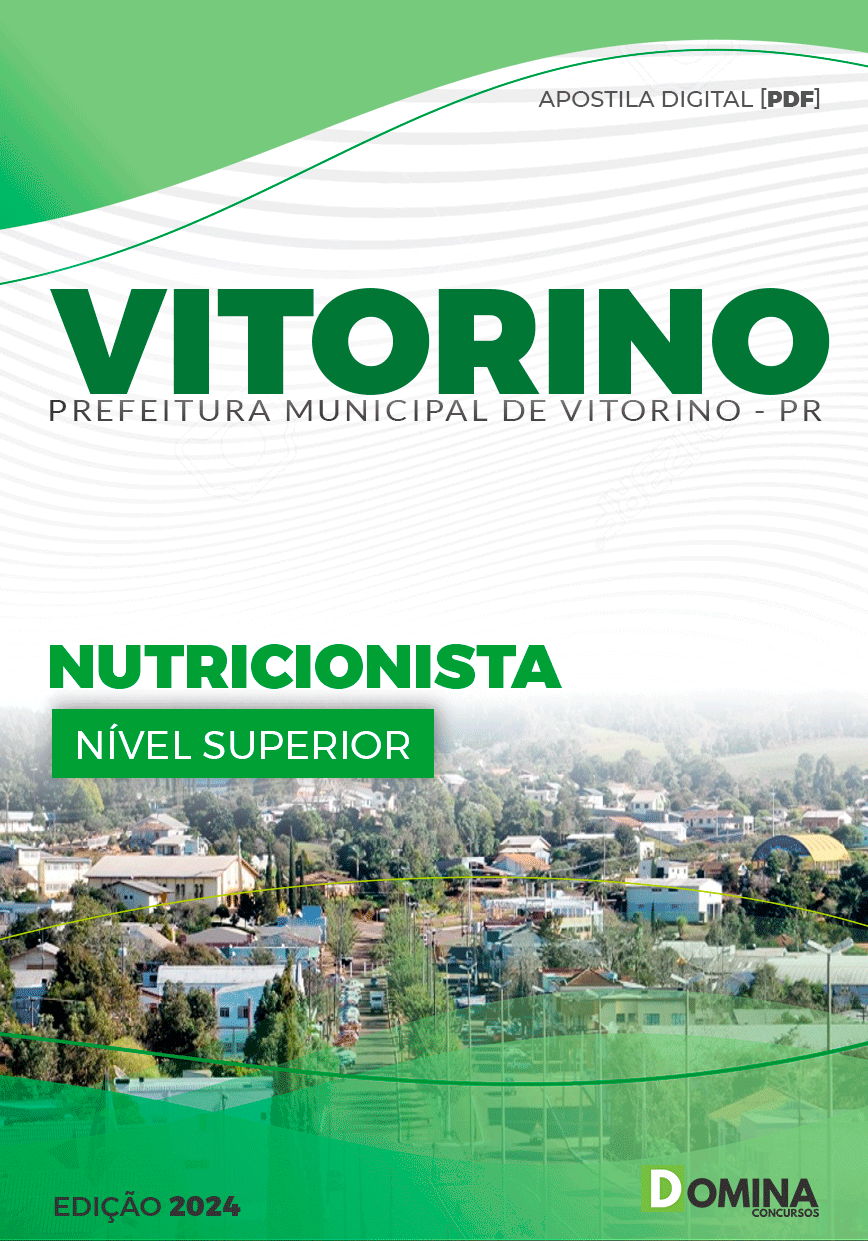 Apostila Pref Vitorino PR 2024 Nutricionista