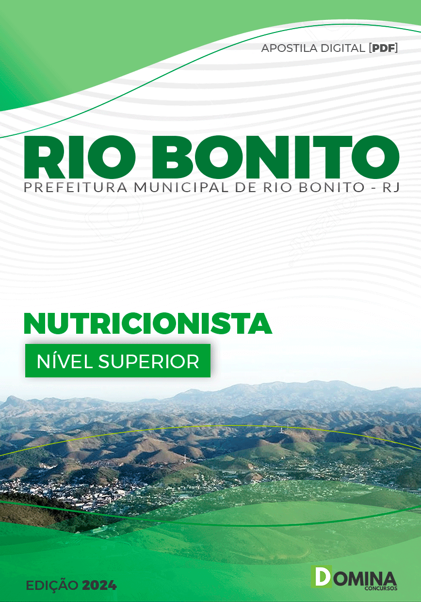 Apostila Pref Rio Bonito RJ 2024 Nutricionista
