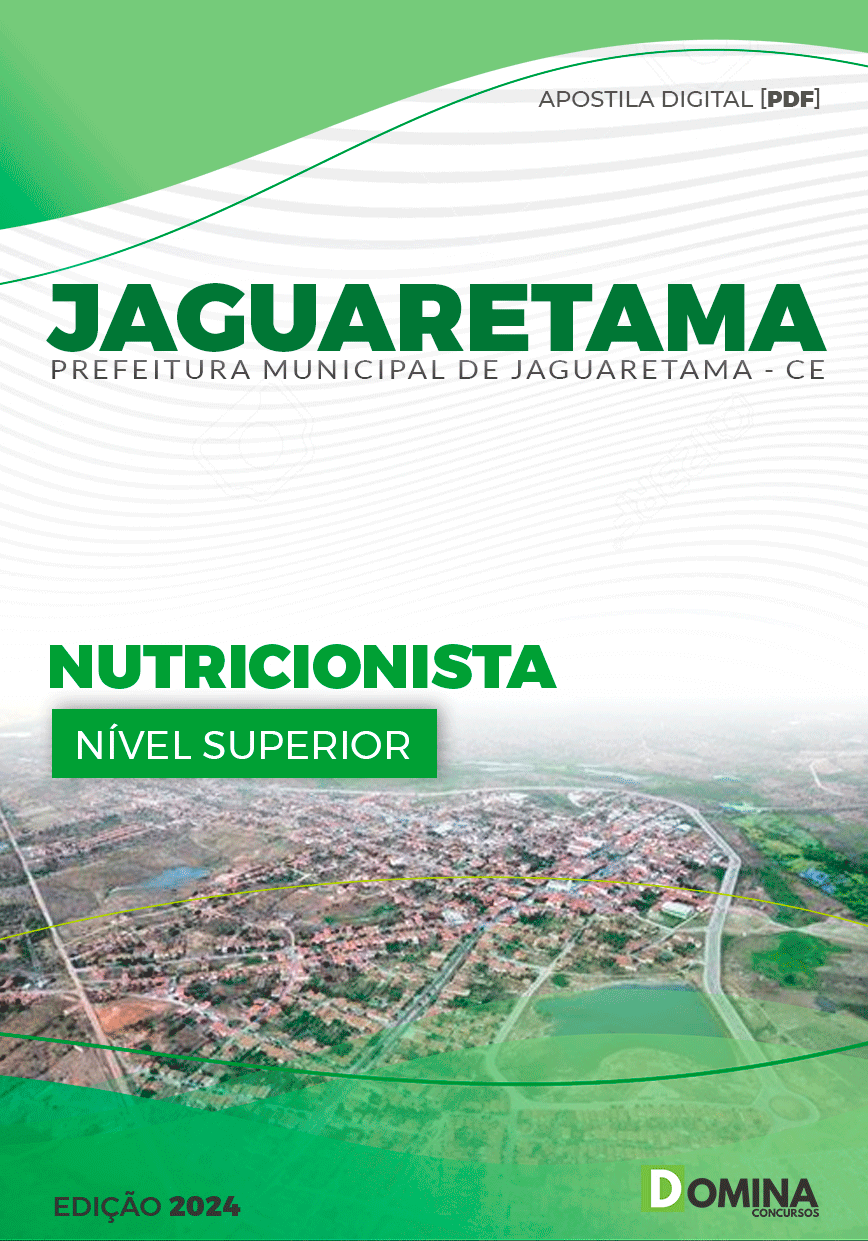 Apostila Pref Jaguaretama CE 2024 Nutricionista
