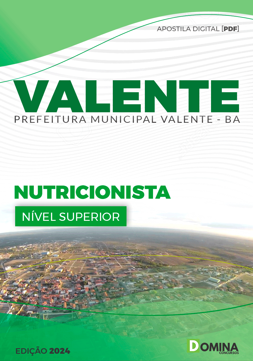 Apostila Pref Valente BA 2024 Nutricionista