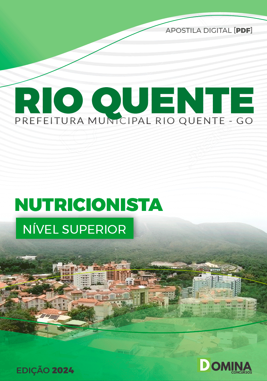 Apostila Pref Rio Quente GO 2024 Nutricionista