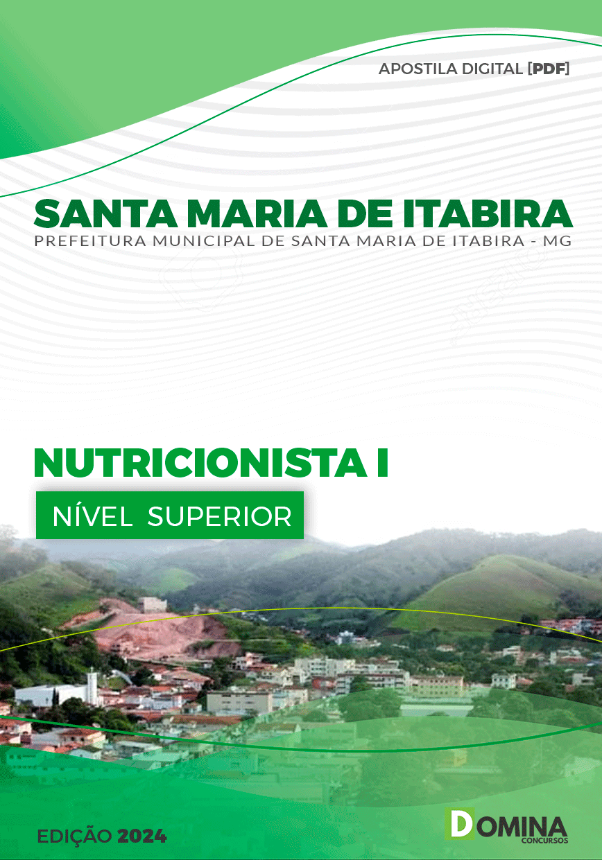 Apostila Pref Santa Maria Itabira MG 2024 Nutricionista
