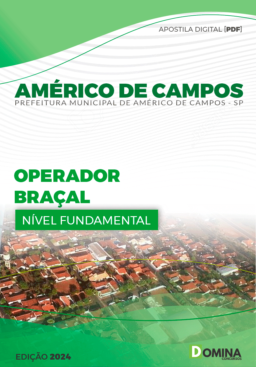 Pref Américo de Campos SP 2024 Operador Braçal