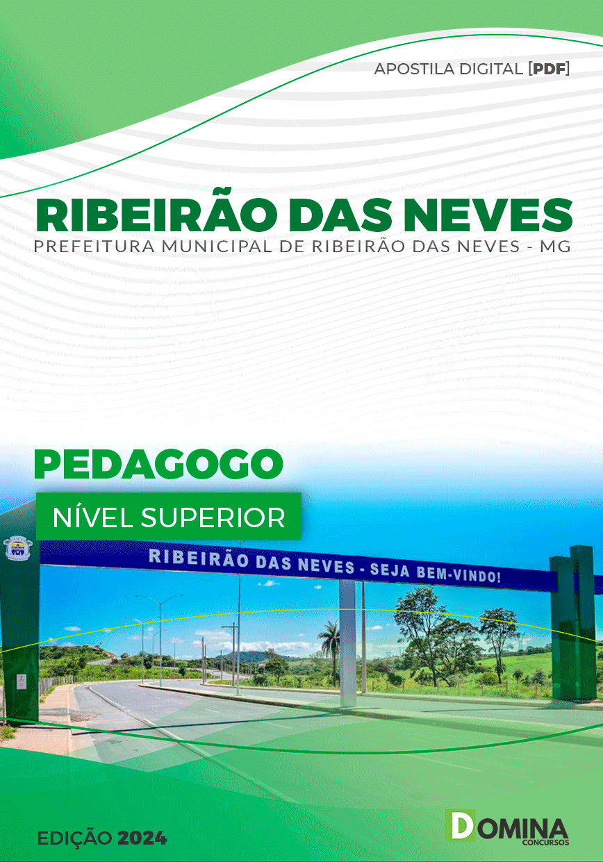 Apostila Pref Ribeirão das Neves MG 2024 Pedagogo