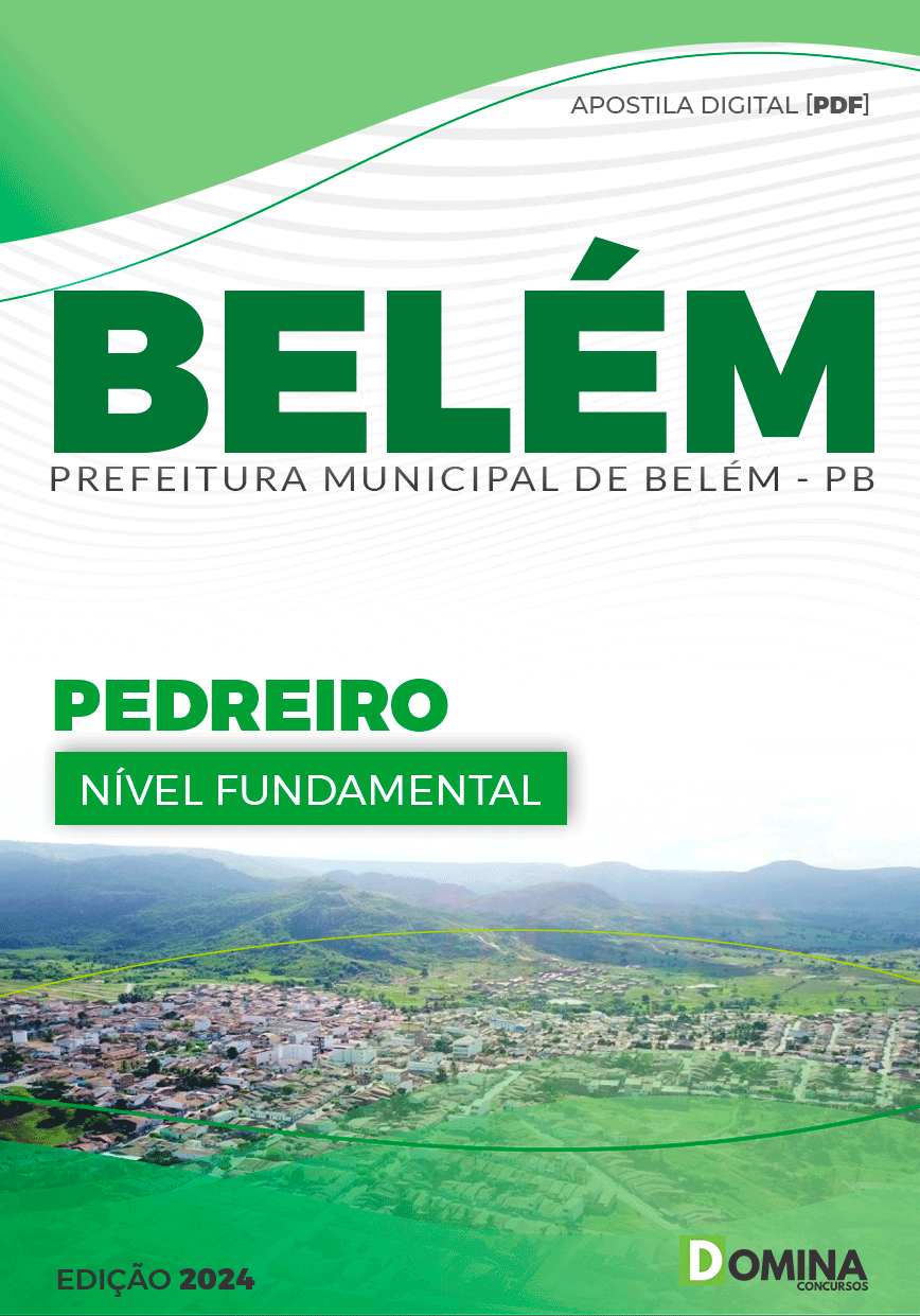 Apostila Pref Belém PB 2024 Pedreiro