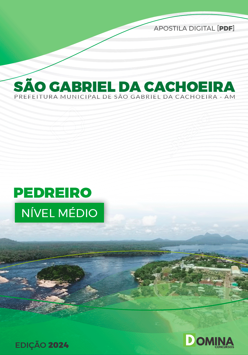 Apostila Pref São Gabriel Cachoeira AM 2024 Pedreiro