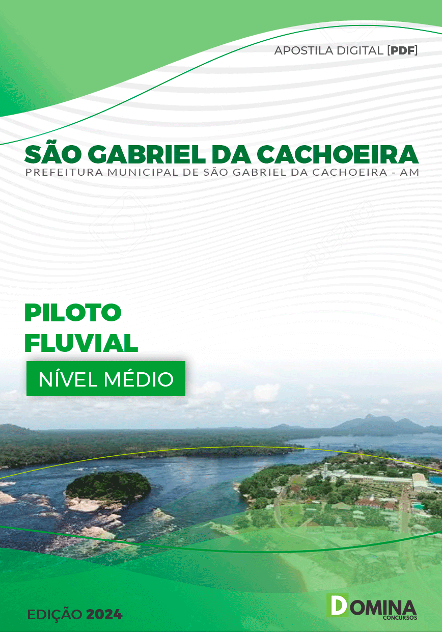 Apostila Pref São Gabriel Cachoeira AM 2024 Piloto Fluvial
