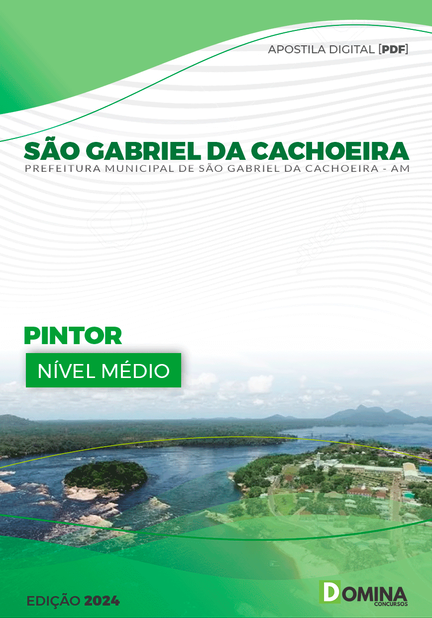 Apostila Pref São Gabriel Cachoeira AM 2024 Pintor