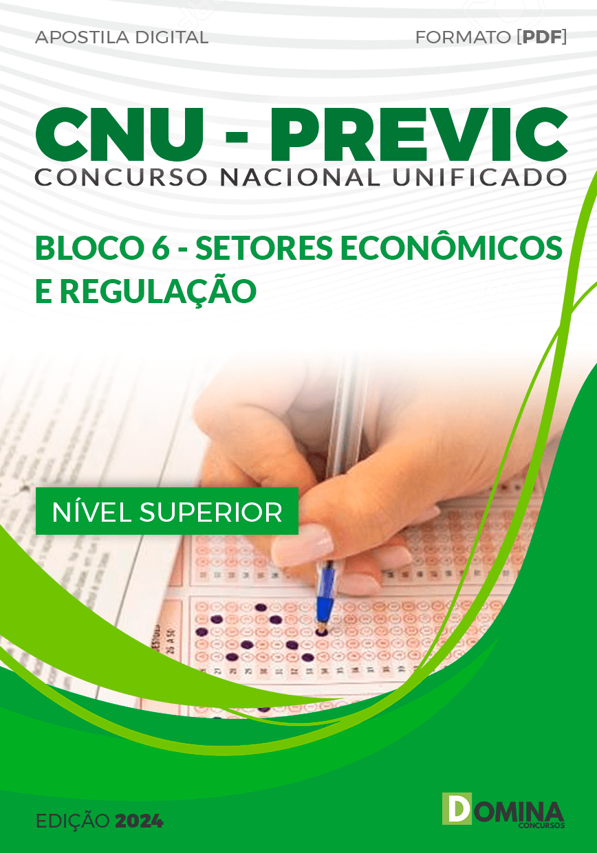 Apostila CNU PREVIC Bloco 6 Setores Econômicos Regulação