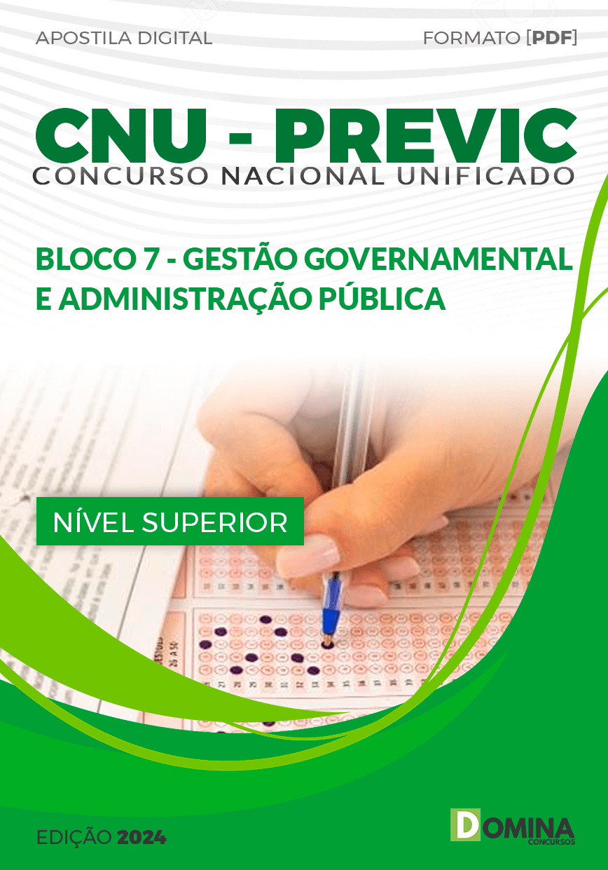 Apostila CNU PREVIC Bloco 7 Gestão Governamental Adm Pública