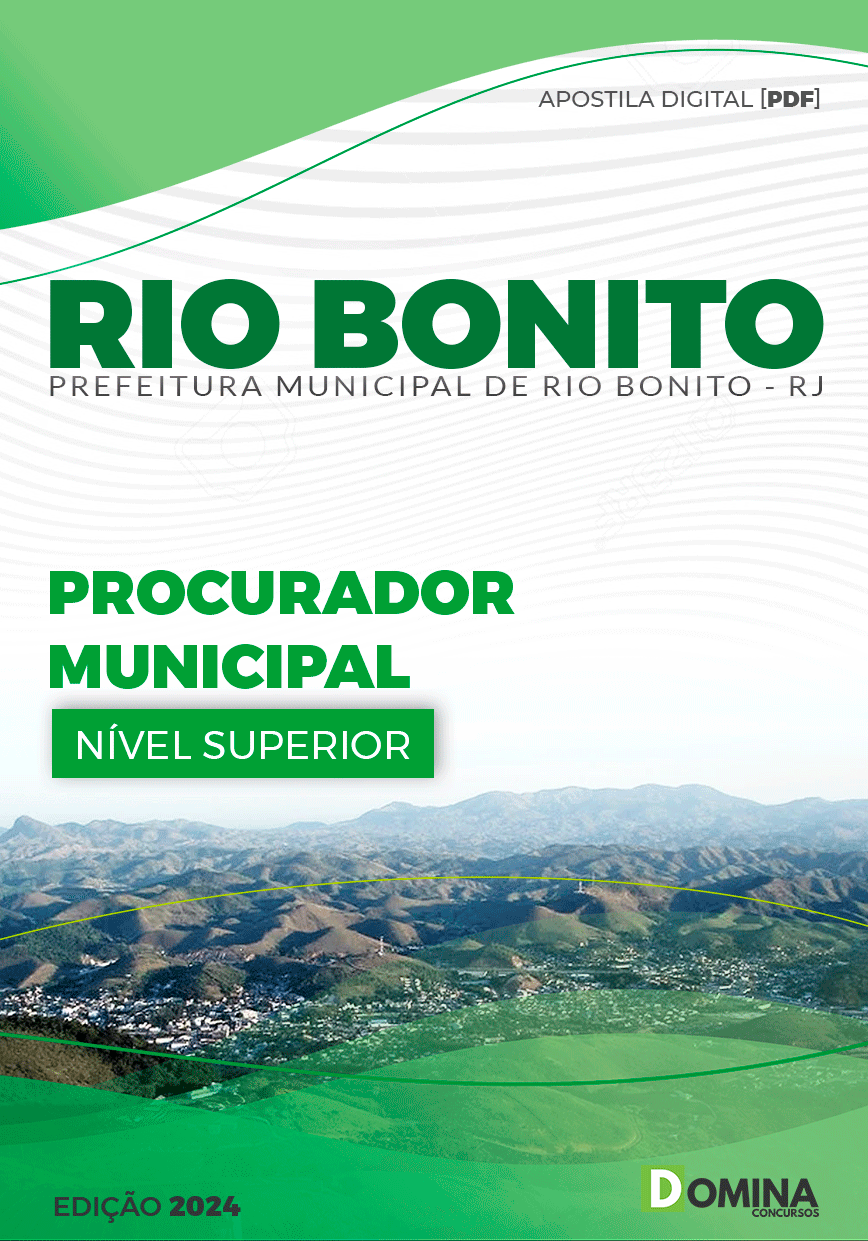 Apostila Pref Rio Bonito RJ 2024 Procurador Municipal