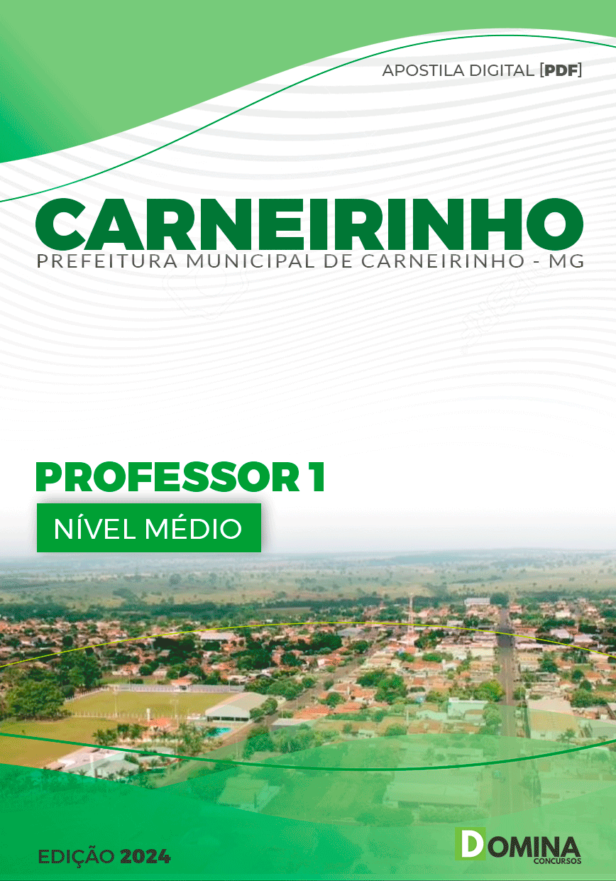 Apostila Pref Carneirinho MG 2024 Professor
