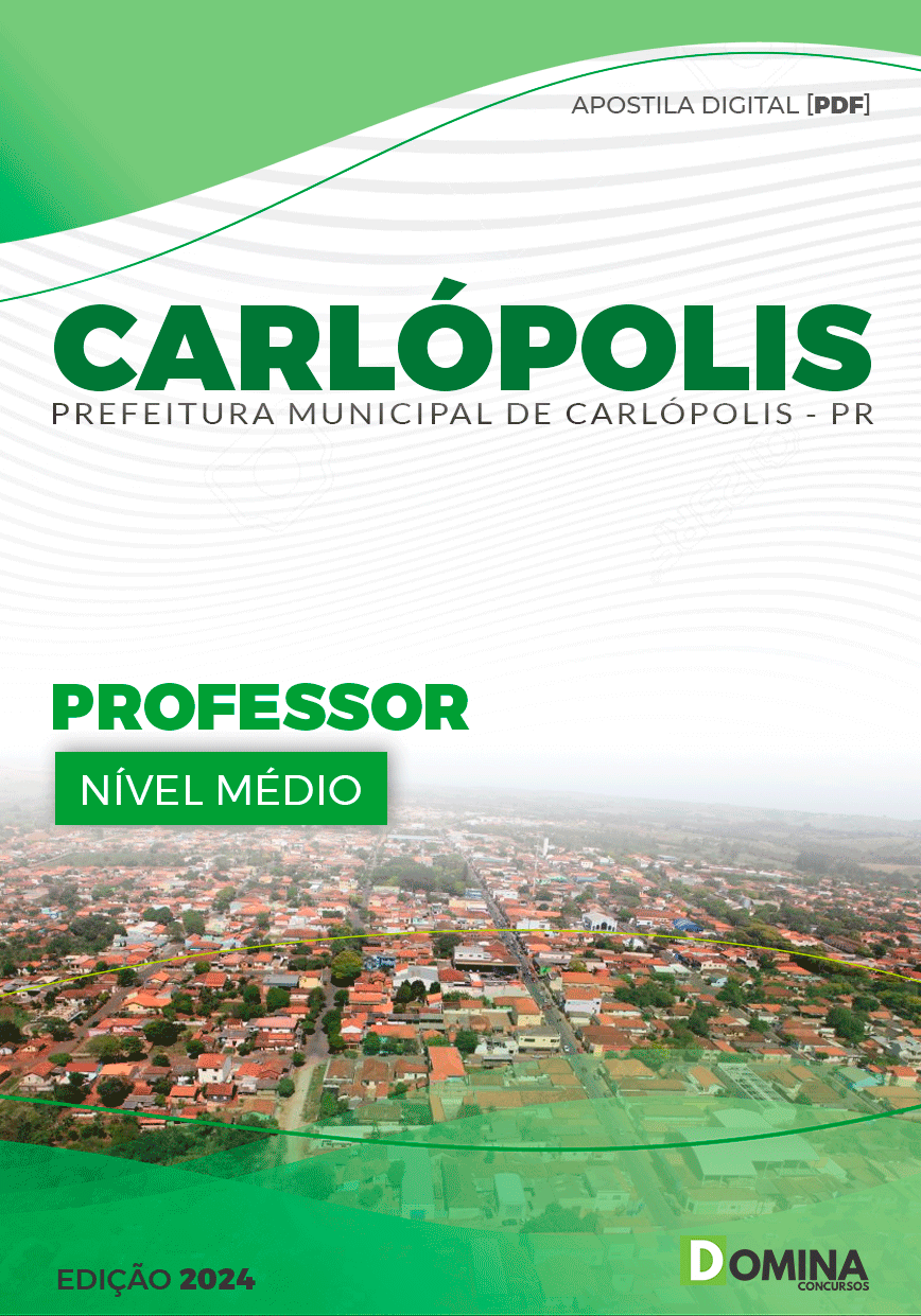 Apostila Pref Carlópolis PR 2024 Professor