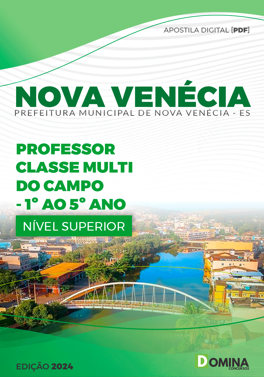 Pref Nova Venécia ES 2024 Professor Classe Multi do Campo