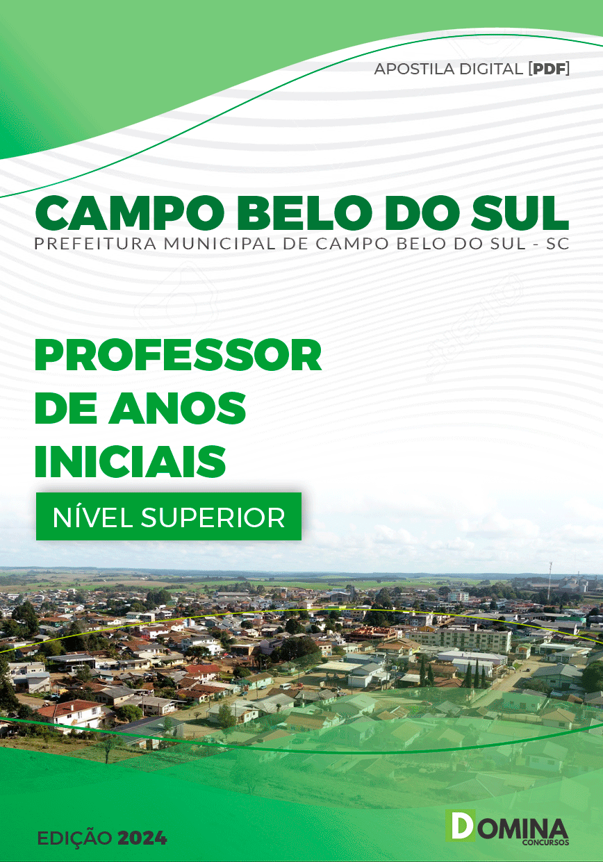 Pref Campo Belo do Sul SC 2024 Professor de Anos Iniciais