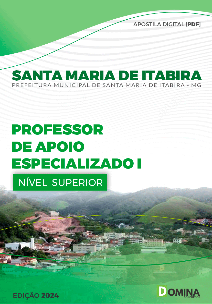Pref Santa Maria Itabira MG 2024 Professor Apoio Especializado
