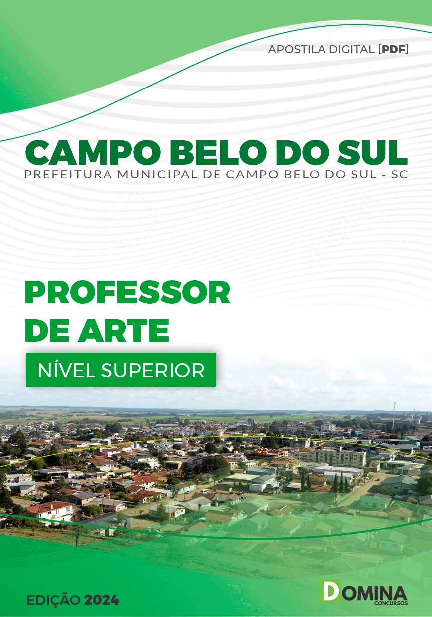 Pref Campo Belo do Sul SC 2024 Professor de Arte