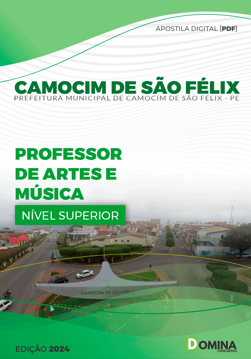 Pref Camocim São Félix PE 2024 Professor de Artes