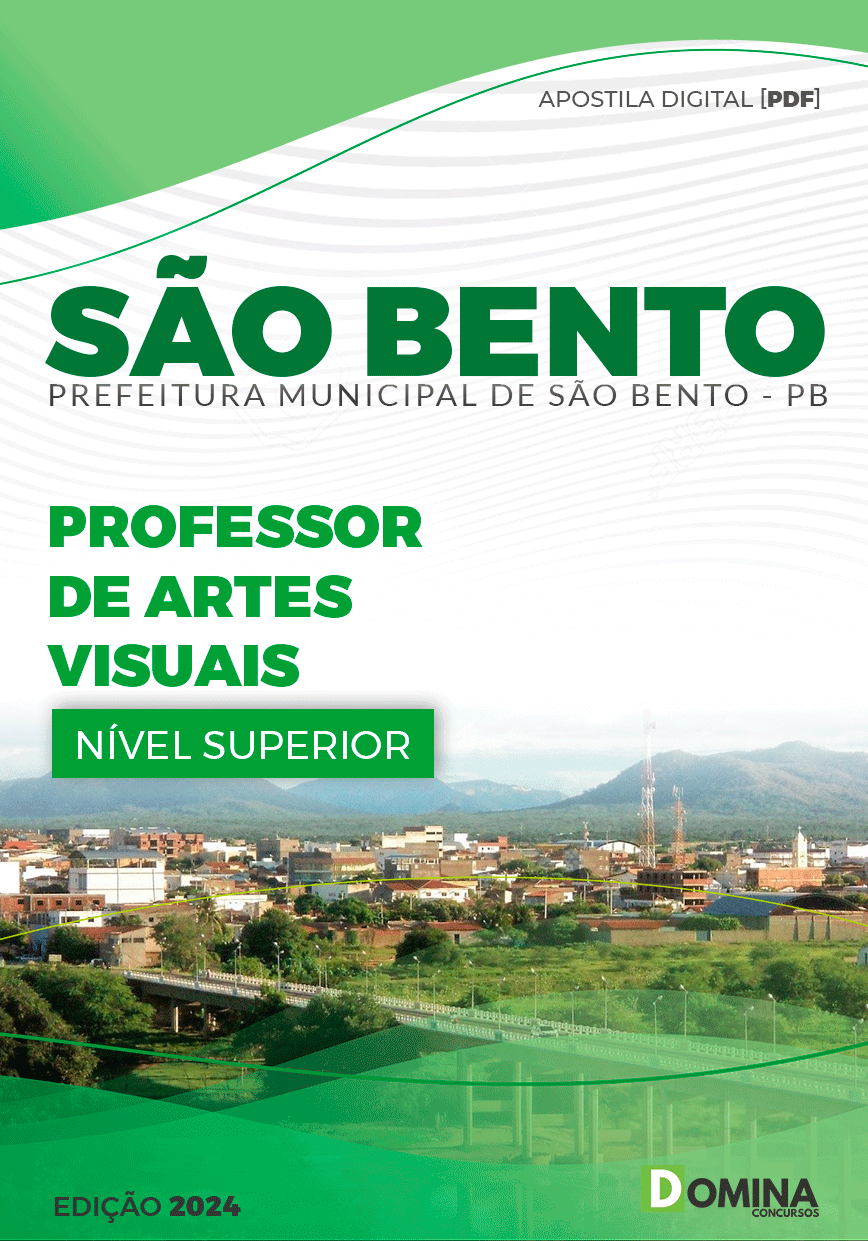 Apostila Pref São Bento PB 2024 Professor de Artes
