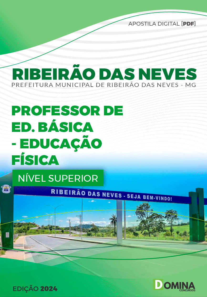 Pref Ribeirão das Neves MG 2024 Professor de Educação Física