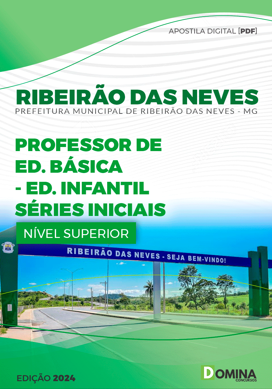 Pref Ribeirão das Neves MG 2024 Professor de Educação Infantil