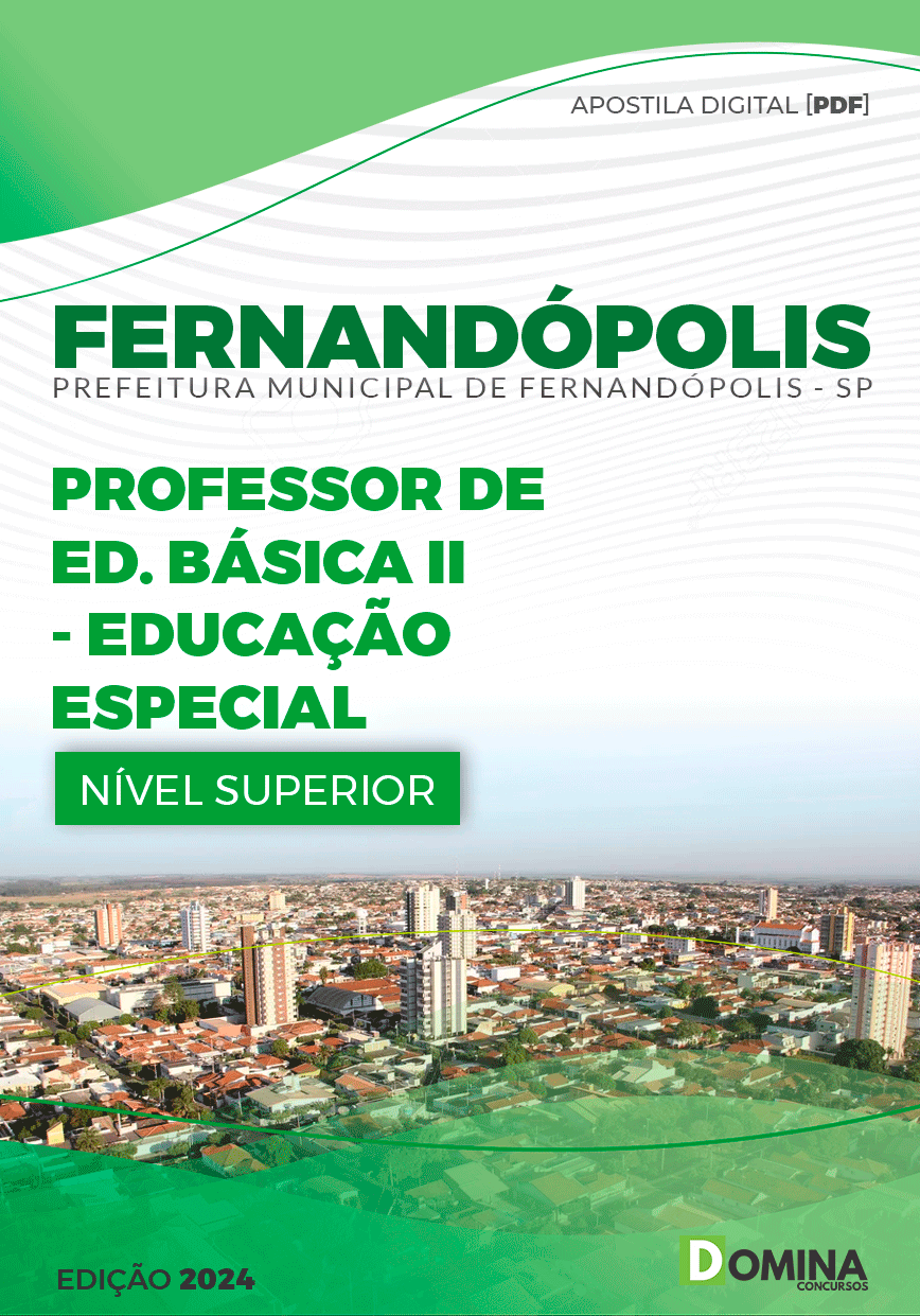 Pref Fernandópolis SP 2024 Professor de Educação Especial
