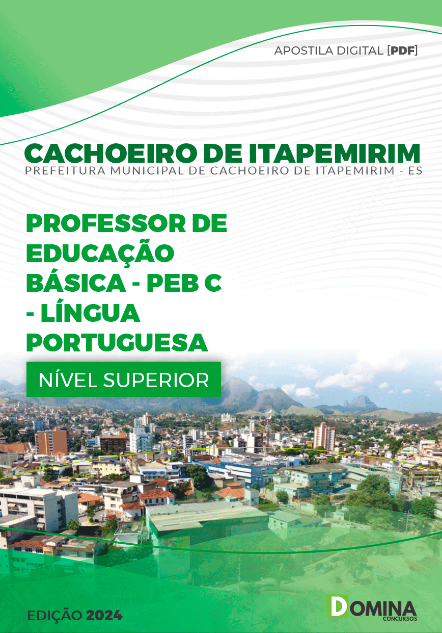 Pref Cachoeiro de Itapemirim ES 2024 Professor Língua Portuguesa