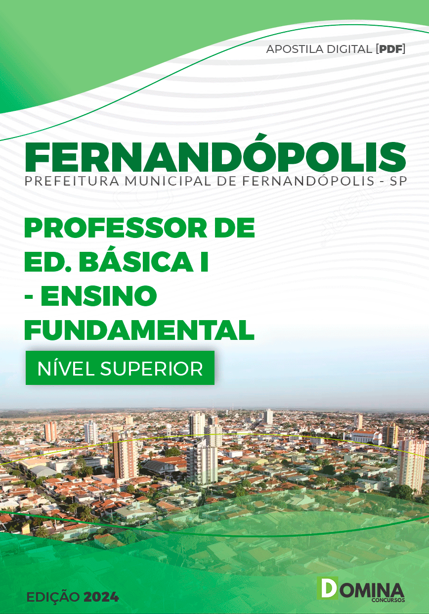 Pref Fernandópolis SP 2024 Professor de Ensino Fundamental