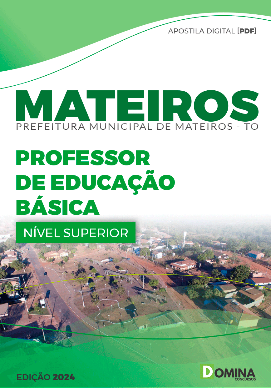 Apostila Pref Mateiros TO 2024 Professor Educação Básica
