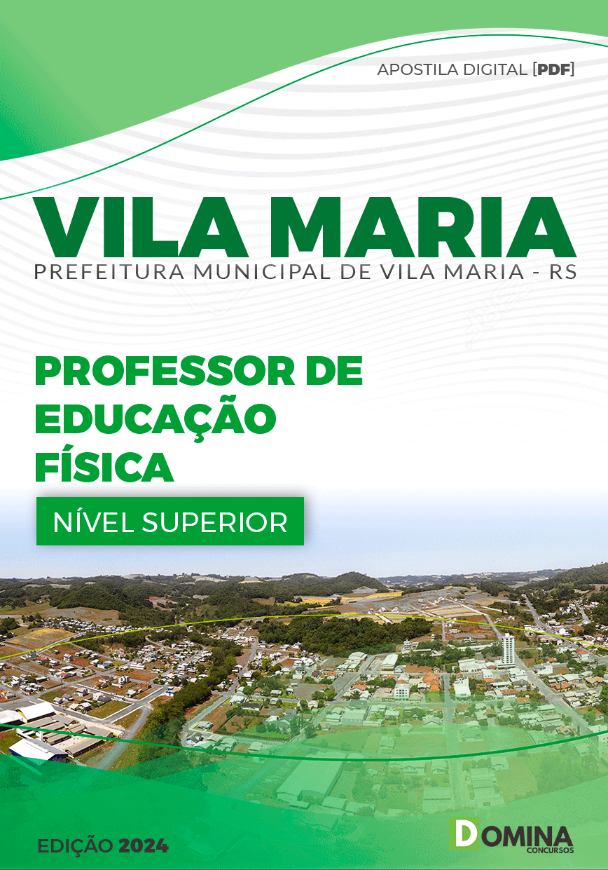 Apostila Pref Vila Maria RS 2024 Professor Educação Física