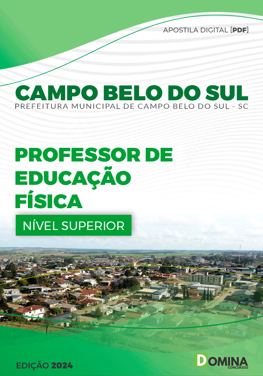Pref Campo Belo do Sul SC 2024 Professor de Educação Física