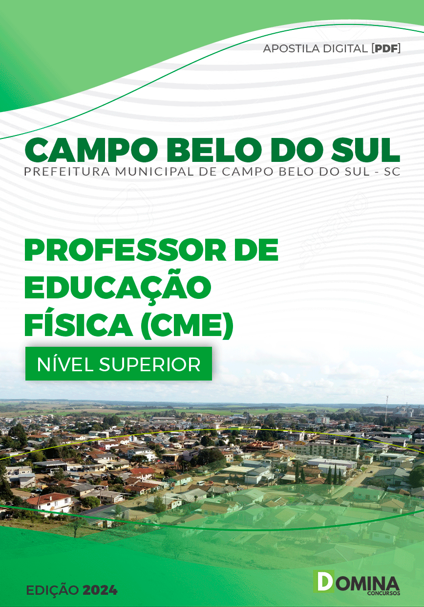 Pref Campo Belo do Sul SC 2024 Professor Educação Física CME