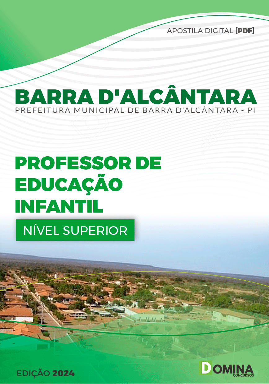 Pref Barra D'Alcântara PI 2024 Professor de Educação Infantil