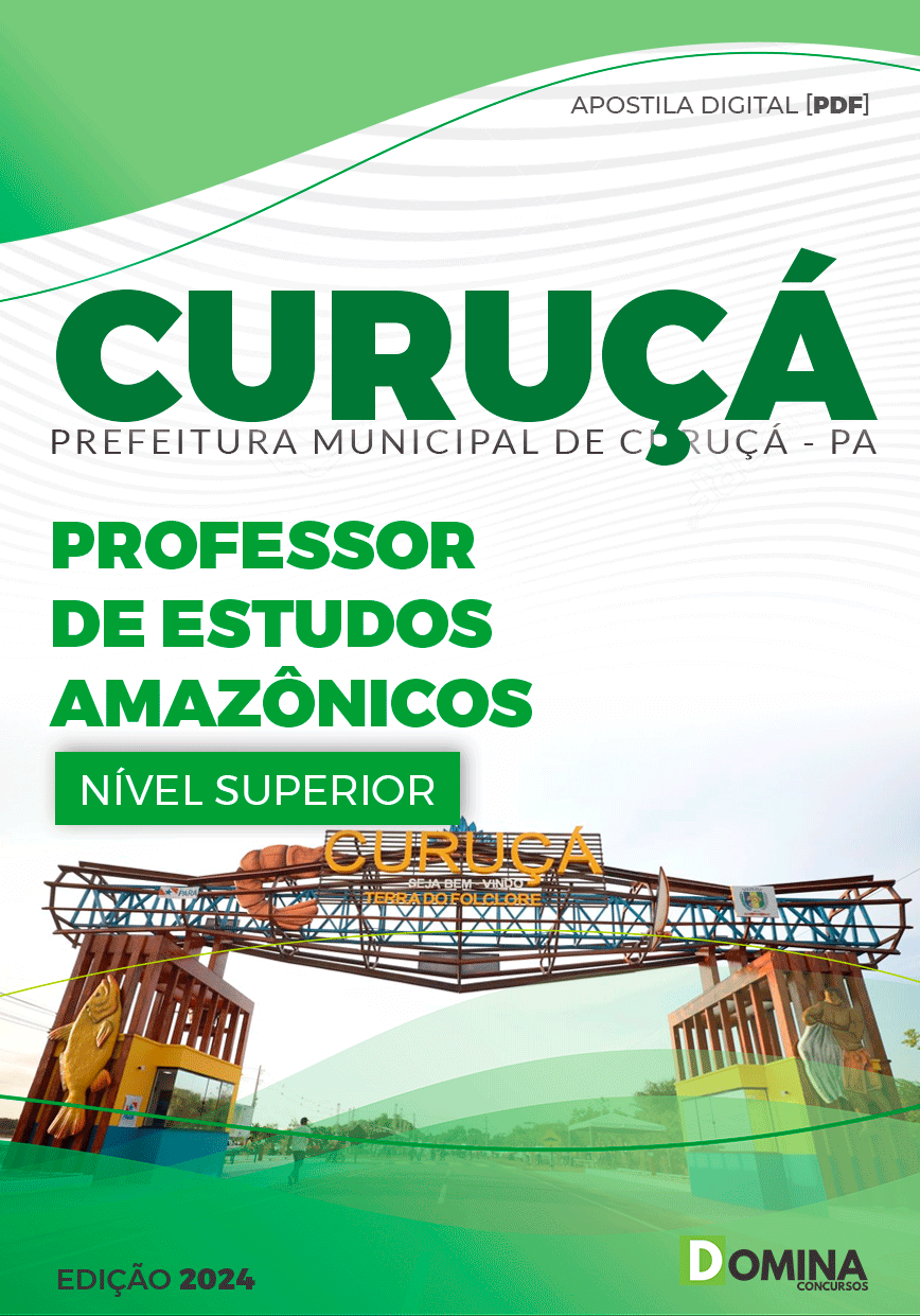Apostila Pref Curuçá PA 2024 Professor de Estudos Amazônicos