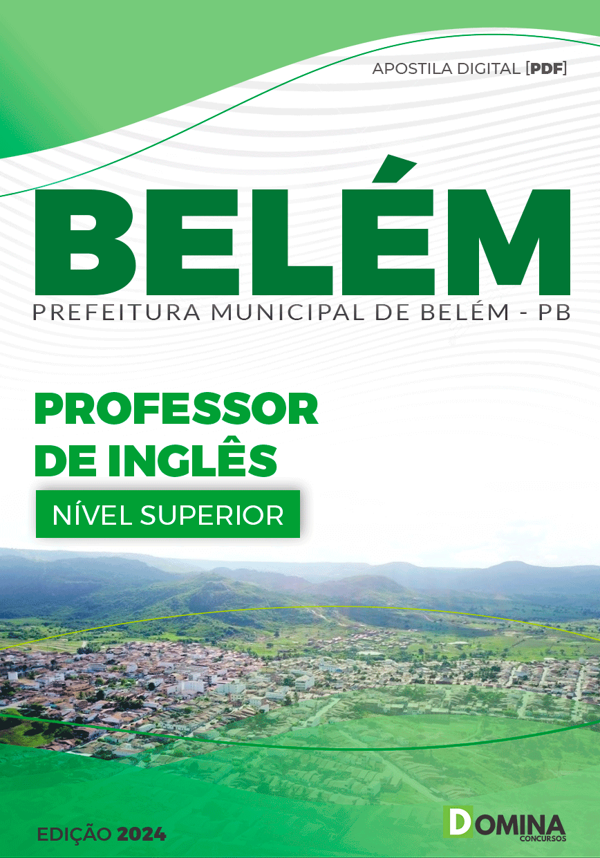 Apostila Pref Belém PB 2024 Professor de Inglês
