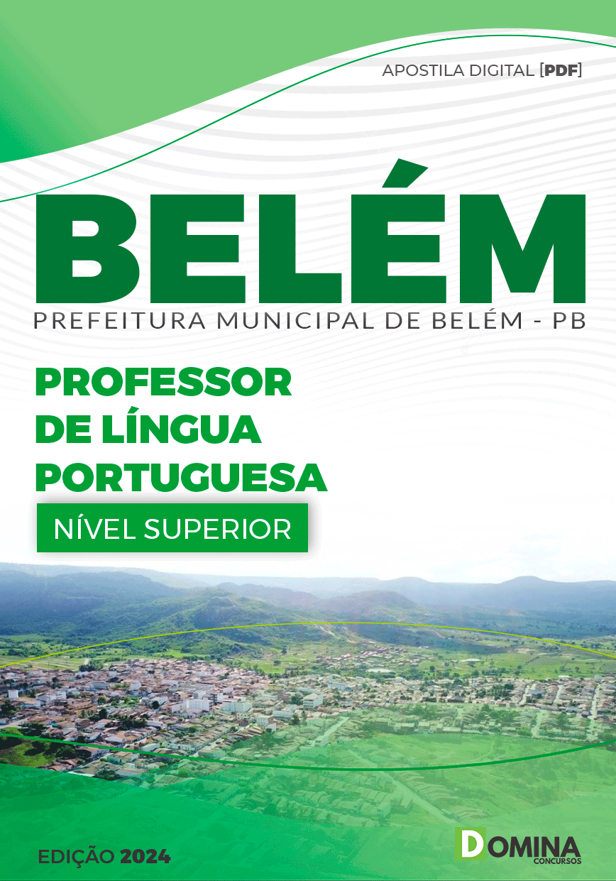 Apostila Pref Belém PB 2024 Professor de Língua Portuguesa