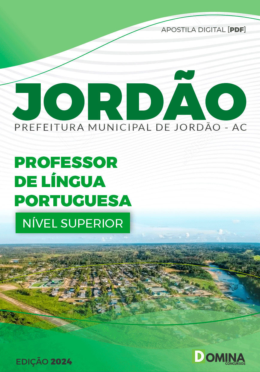 Apostila Pref Jordão AC 2024 Professor de Língua Portuguesa